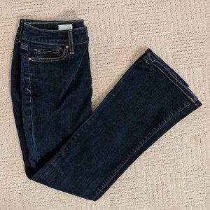 Sexy Boot Cut Dark Blue Denim Jeans (Petite)